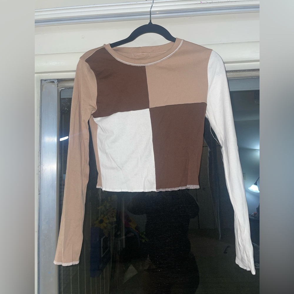 Colorblock Long Sleeve Top